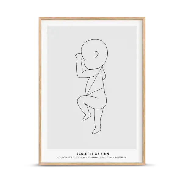 Birth poster line