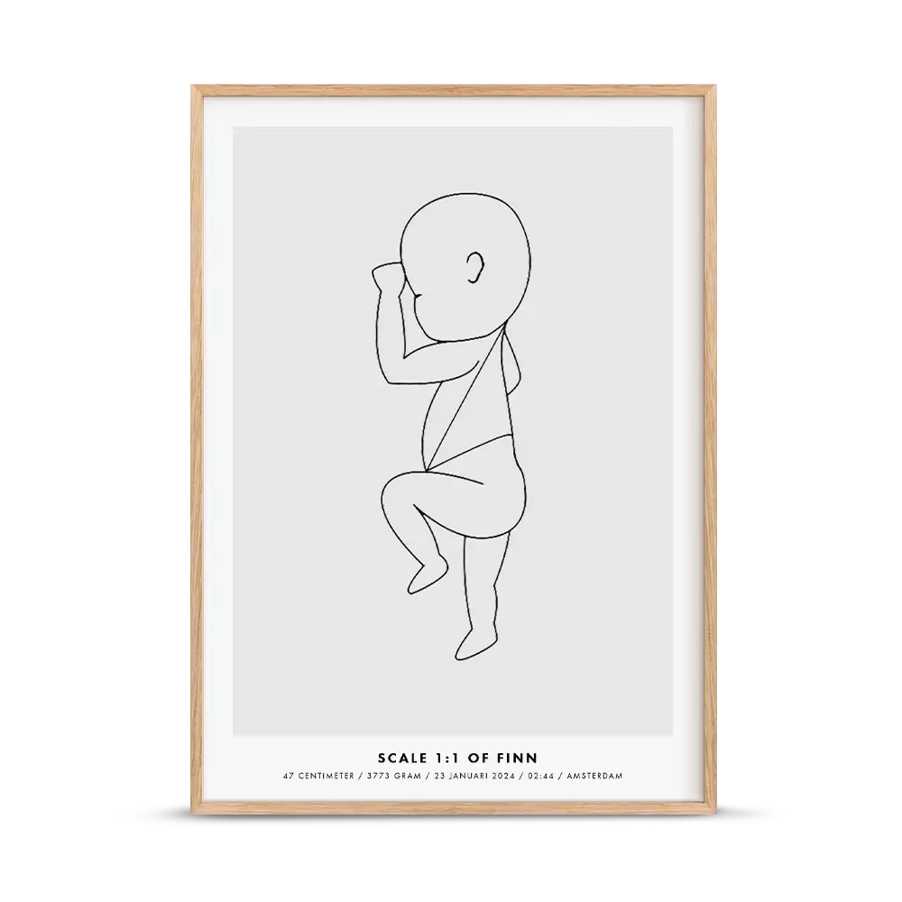 Birth poster line