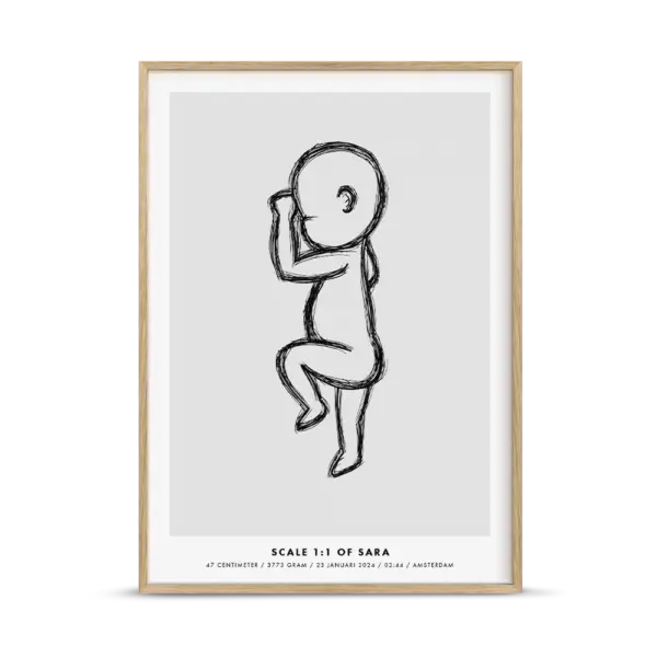 Birth poster 1:1