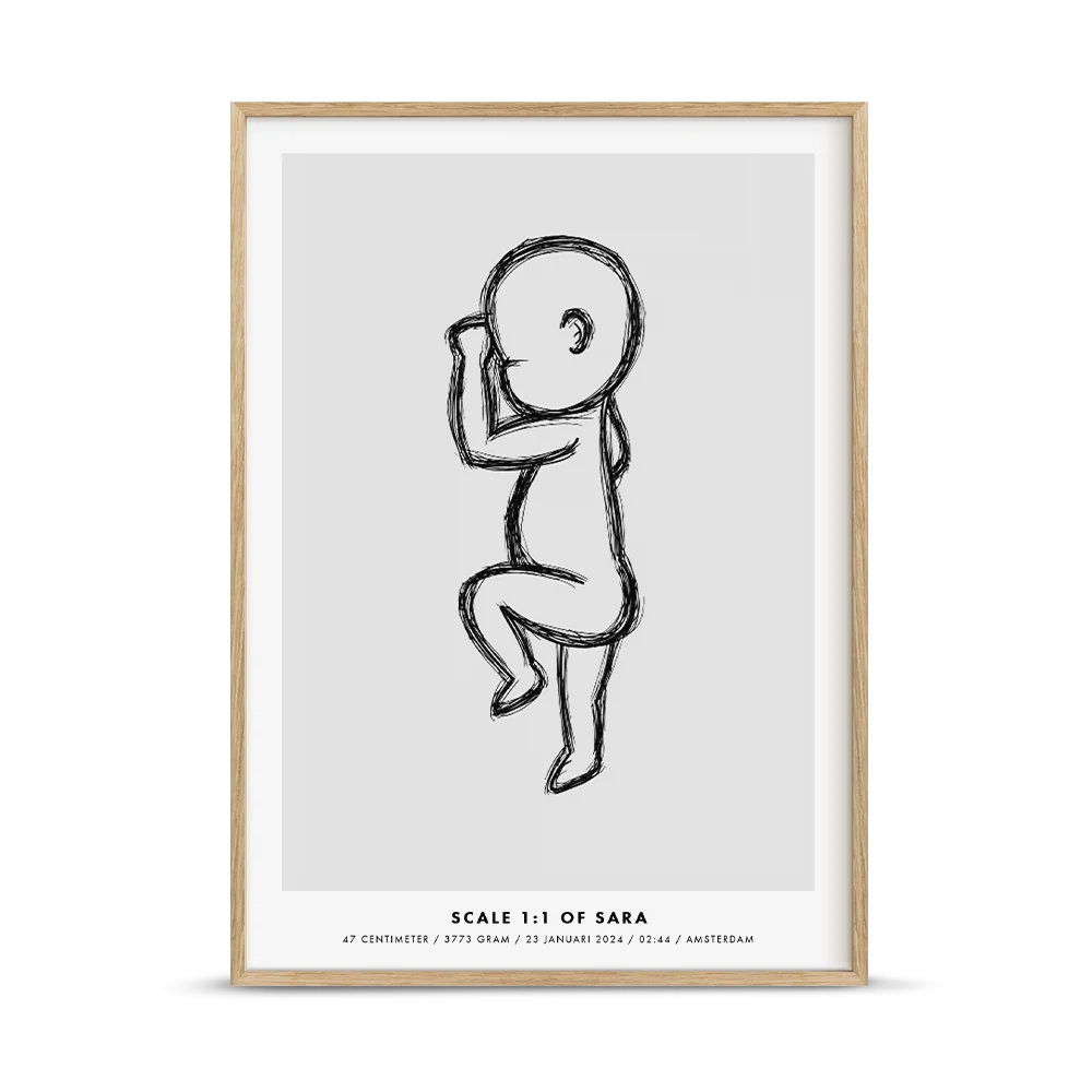 Birth poster 1:1